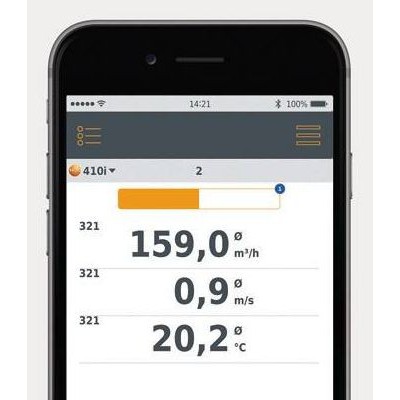 testo 410i 智能无线迷你叶轮式风速测量仪图3