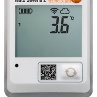 德国德图testo Saveris 2-T1 WiFi 温度记录仪 - 带显示和内置NTC温度探头