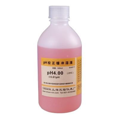 三信 pH4.00校准溶液500ml/250ml