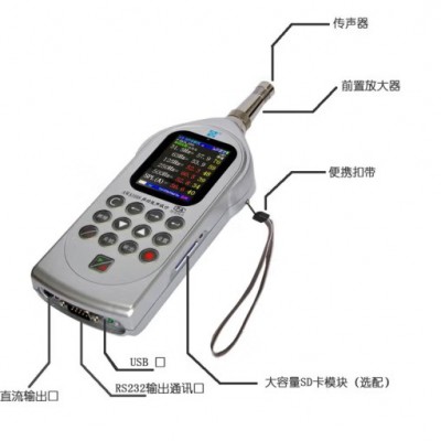 爱华 AWA5688 多功能声级计噪音计积分统计倍频2级噪声测量仪图3