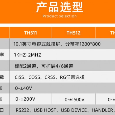 TH511半导体C-V特性分析仪高压源+LCR+继电器矩阵 同惠图2