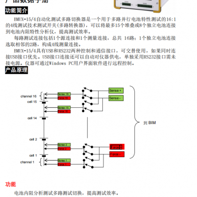 自动化测试多路切换器BMUX-15/4图2