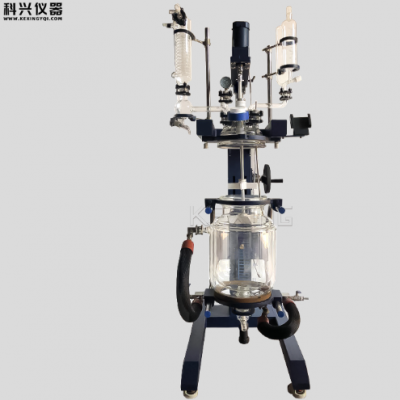 升降双层玻璃反应釜图3